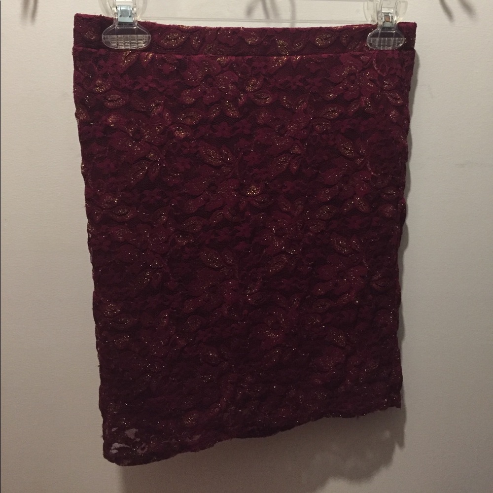 Burgundy shirt