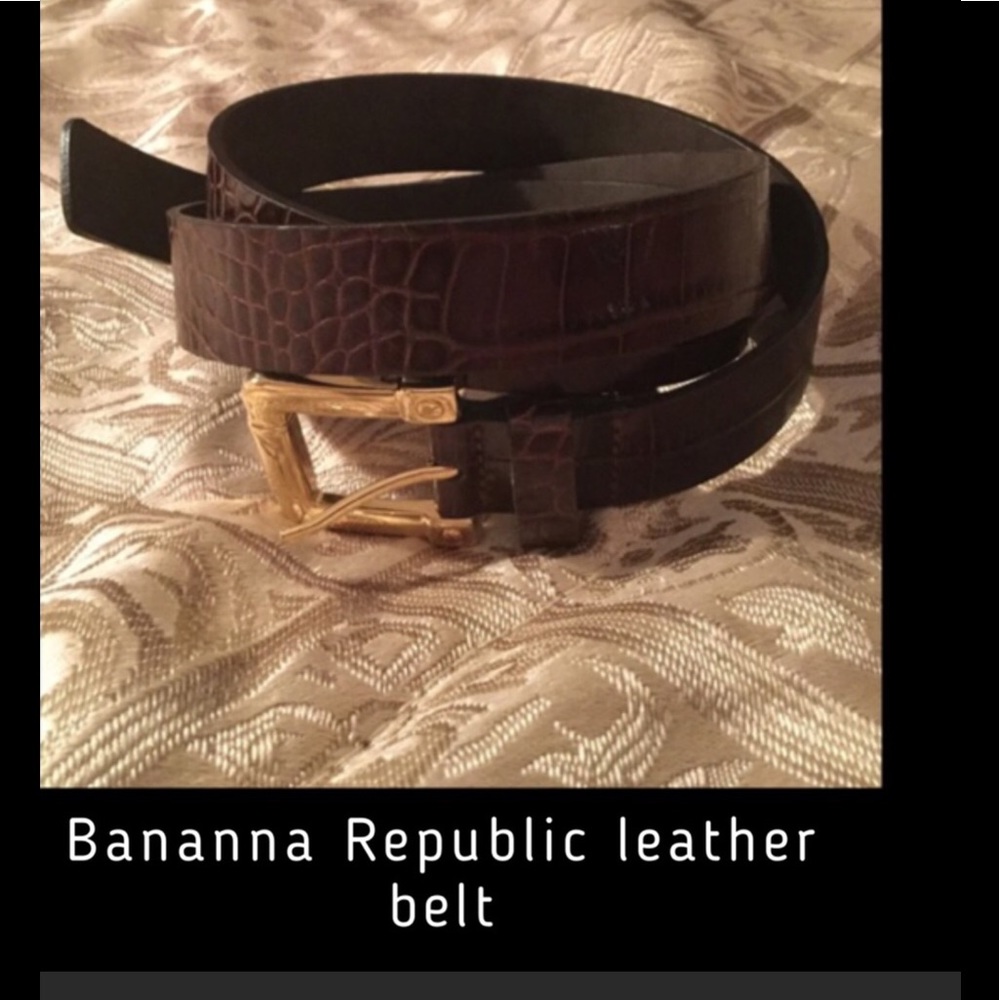 Leather belt