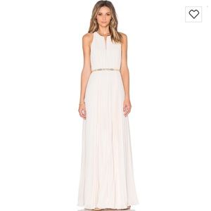 Halston Heritage Pleated Gown