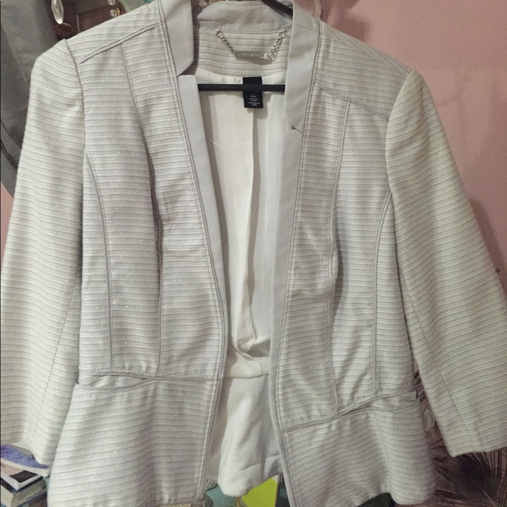 WHBM Cropped Jacket Blazer