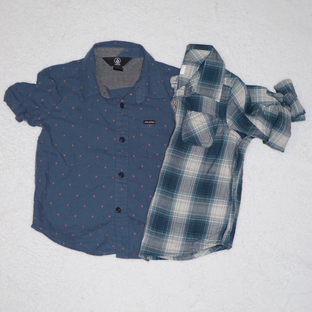 *2 For 1 Deal* - Volcom + Old Navy Plaid Shirt