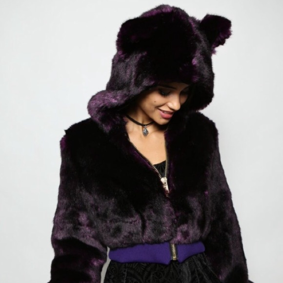 SpiritHoods Jackets & Blazers - Spirithood Midnight Wolf cropped