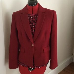 Red Tahari blazer