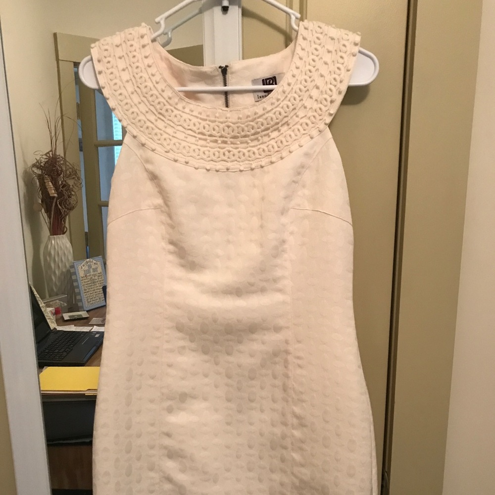 Cute off white cocktail dress!