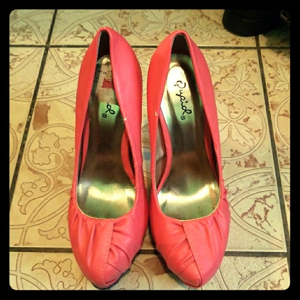 Nice pink high heels