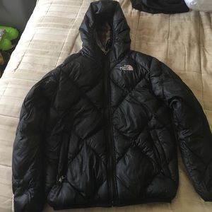 Reversible Girls size 10 North Face Mini Coat