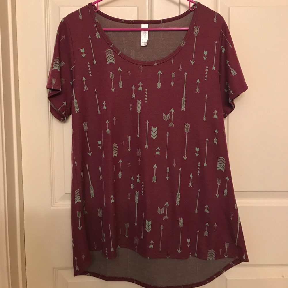 LuLaRoe Classic T Jacquard Arrow Print