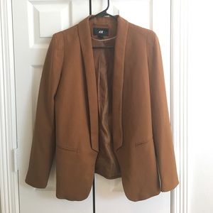NWOT Brown H&M blazer size 4