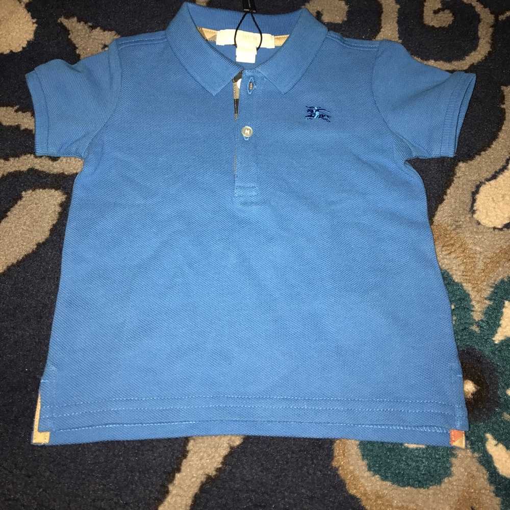Infant boys Burberry polo