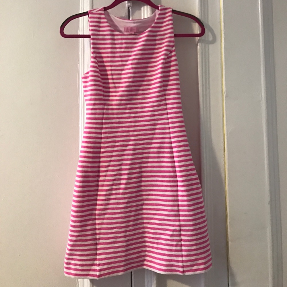 Lilly Pulitzer pink stripe dress