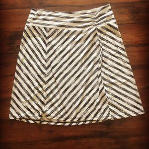 Faded Gory Knee Length Skirt