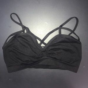 LF CRISS CROSS BLACK BANDEAU