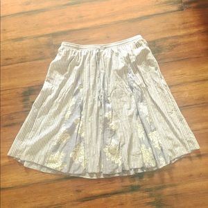 Knee Length Flowy Skirt, Size L NWOT