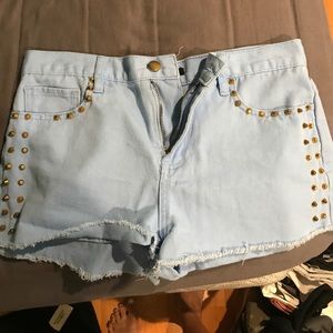 FOREVER 21 blue Denim Shorts