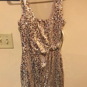 Juniors sequined dress