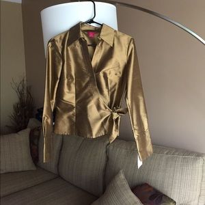 Gold Wrap Shirt