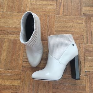 Calvin Klein nude boots
