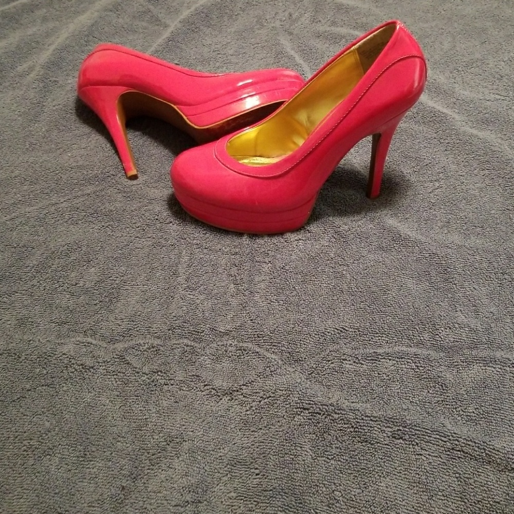 RED platform heels