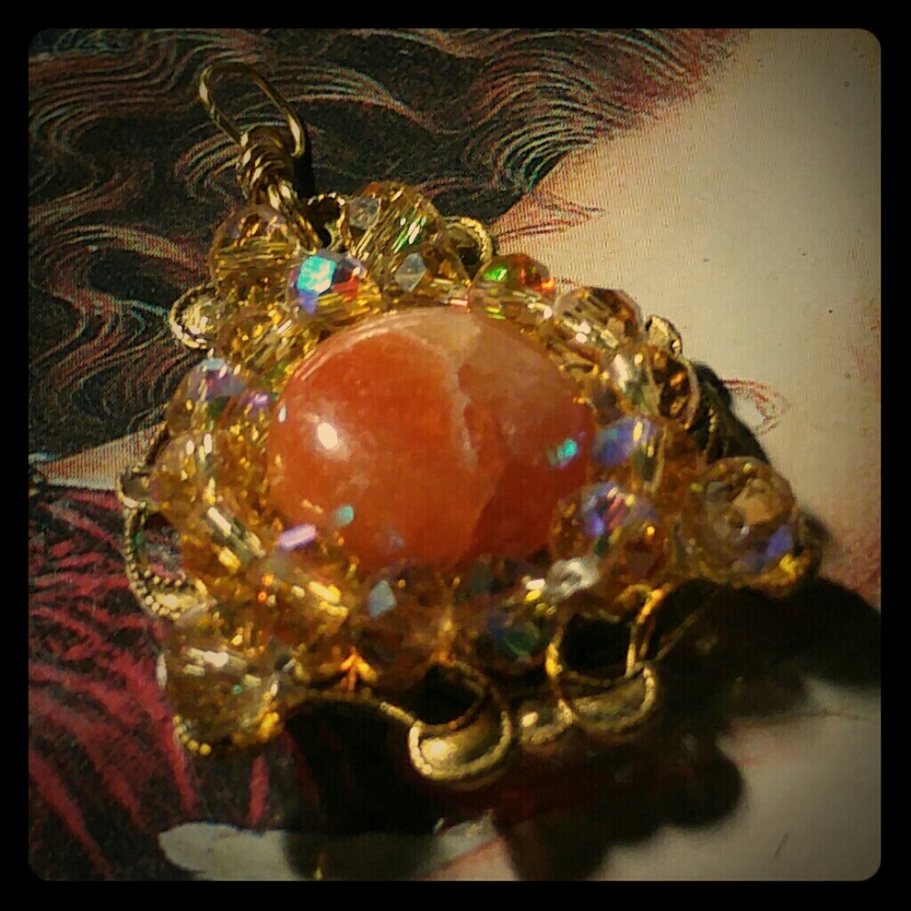 #0014 Artisan Handcrafted Gemstone Pendant