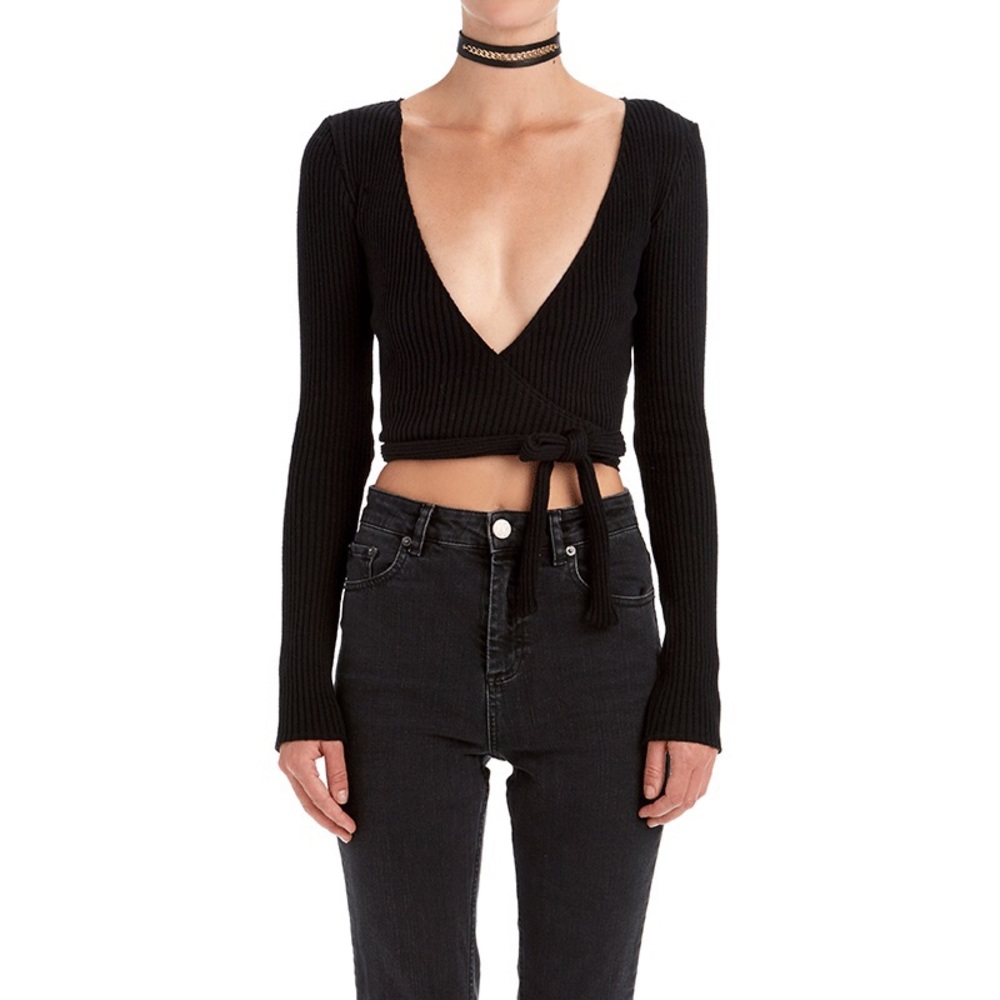 Are You Am I Ciel Wrap Top - New Without Tags!