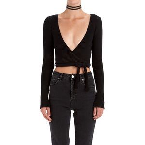 Are You Am I Ciel Wrap Top - New Without Tags!