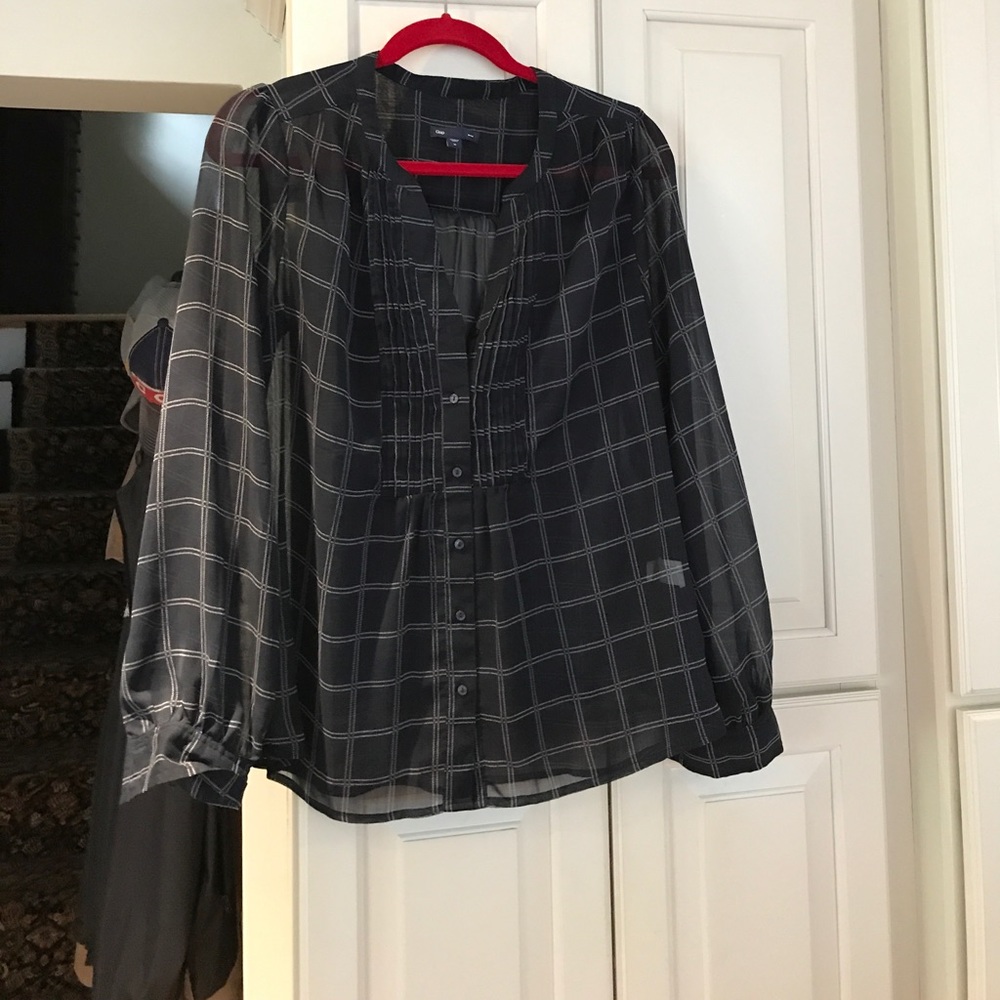Gap sheer blouse.
