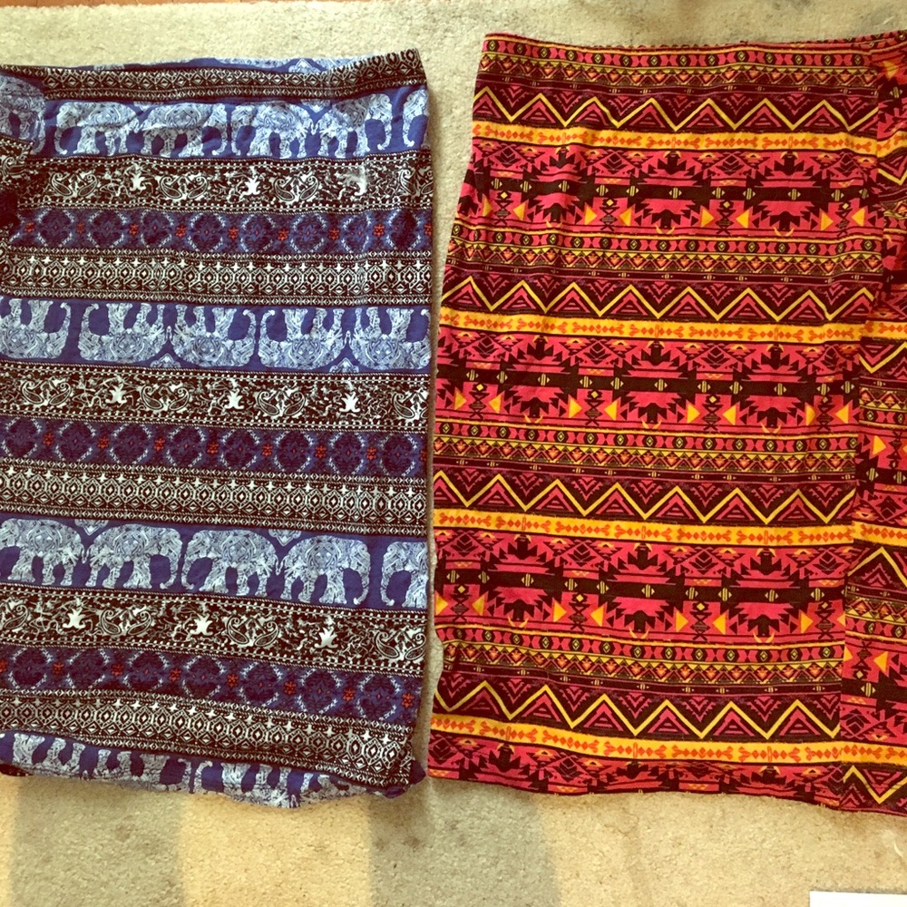 2 skirts