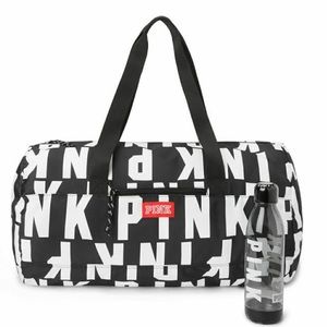 💁🏻 VS PINK logo duffle bag + water bottle 💁🏻