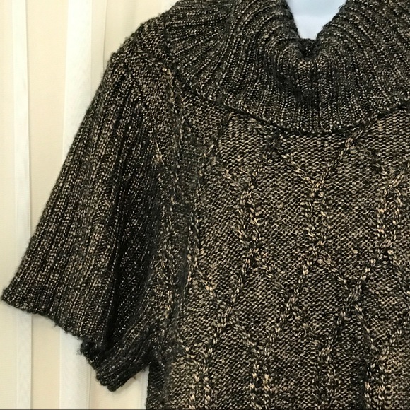 Jones New York Metallic Cooper Cowl Sweater - Picture 3 of 5