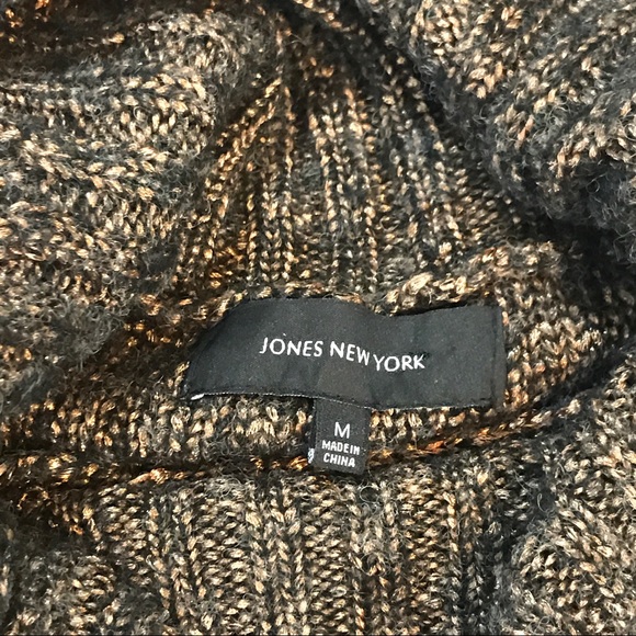 Jones New York Metallic Cooper Cowl Sweater - Picture 5 of 5