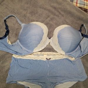 Matching bra and panty set