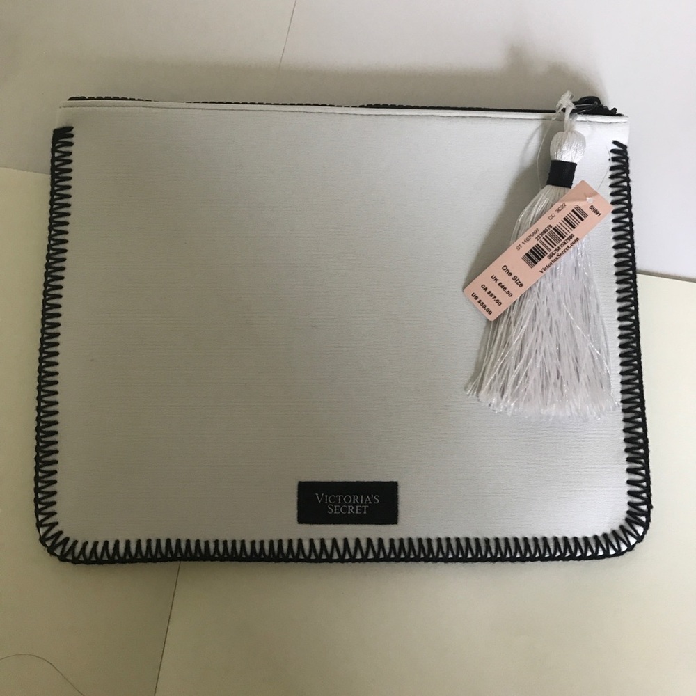 Victoria's Secret Black and White Swim Bag