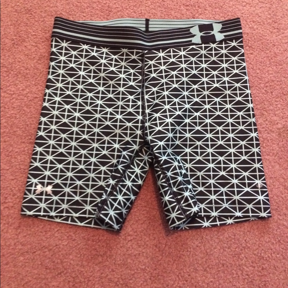Under Armour compression shorts.