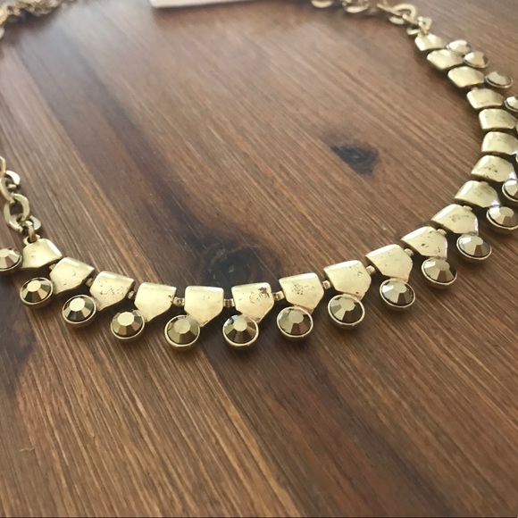 J. Crew Gold Statement Necklace - Picture 2 of 3