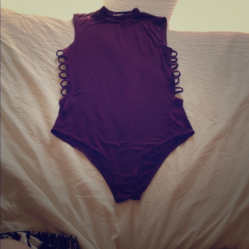 Maroon Bodysuit