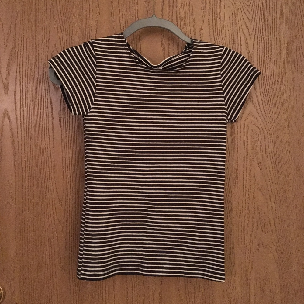 Short Sleeve Striped American Apparel T-Shirt