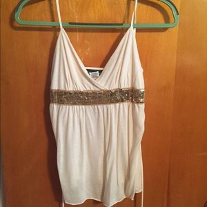 Cream Tank Top