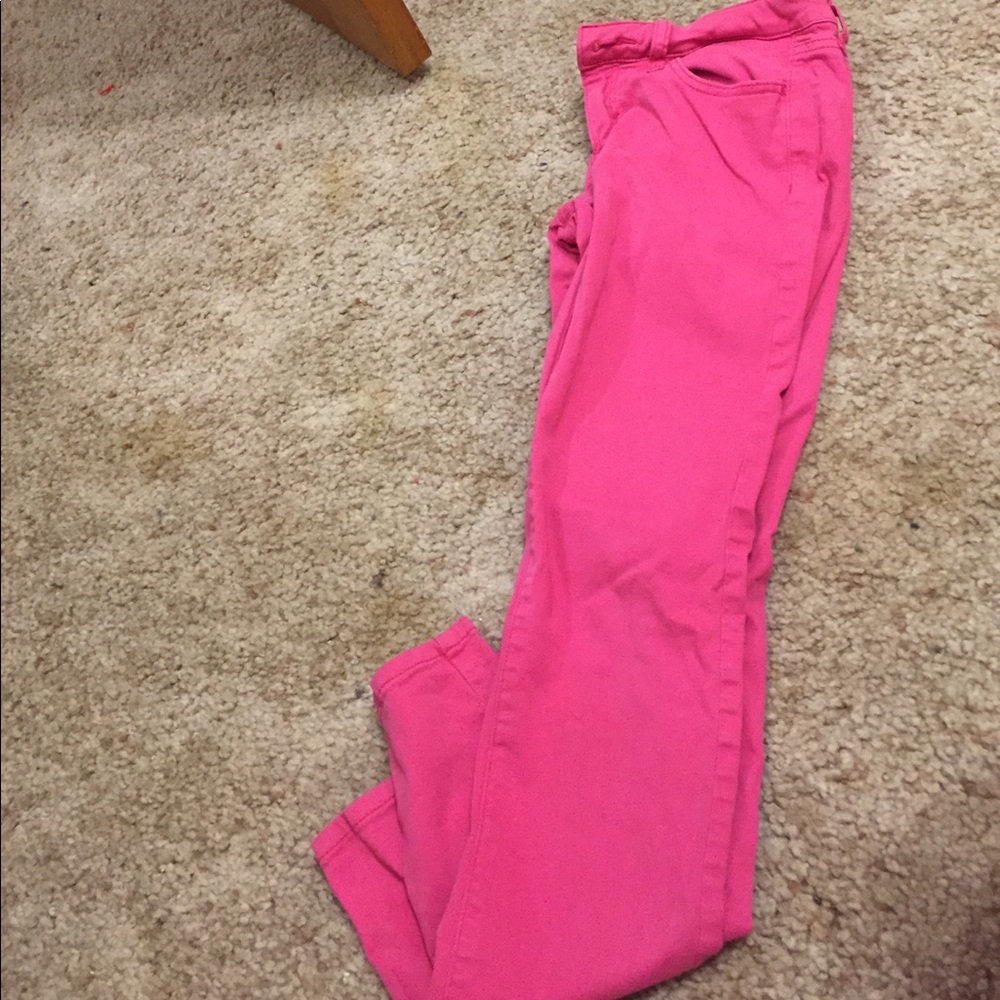 Pink jeans