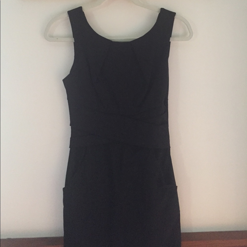 Fitted black dress