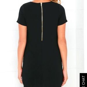 Lulus black shift dress