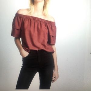 Off the Shoulder H&M Blouse