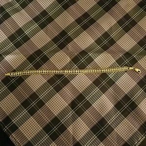 10k yellow and white gold bracelet