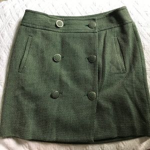 Green Knit Skirt
