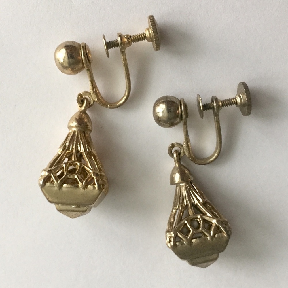 Vintage deco earrings