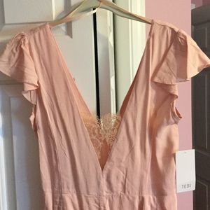 Tobi blush romper
