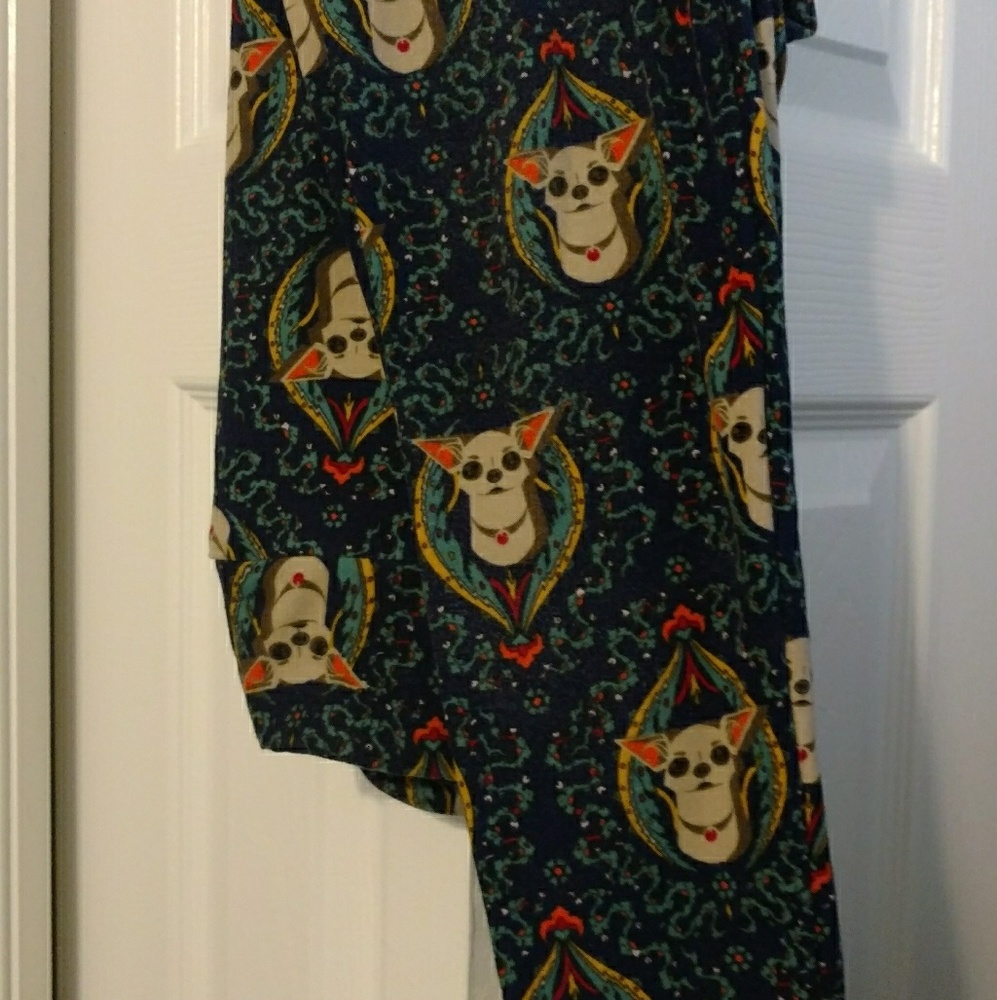 Lularoe Chihuahua Leggings OS Unicorns