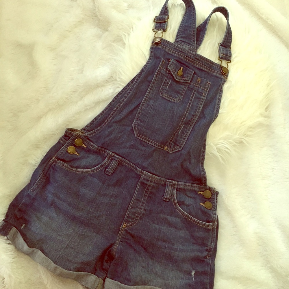 Girls Gap Overall Shorts