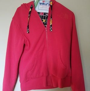 The North Face reversible hoodie