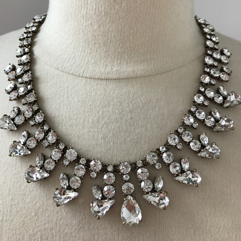 Crystal statement necklace
