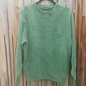 Calvin klein sport green over sized boho sweater